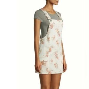 No Boundaries Juniors Dresses No Boundaries Floral Pinafore Dress